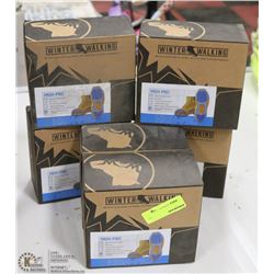 GROUP OF 6 SIZE 2XL WINTER OVER BOOT GRIPS