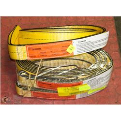 GROUP OF 3 MIKISEW 12,400LB MAX LIFT SLINGS