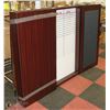 Image 1 : LARGE WOOD ENCASED WHITE BOARD 47"X46"