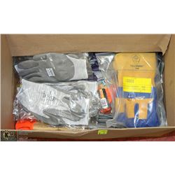 BOX OF ASSORTED WORK GLOVES