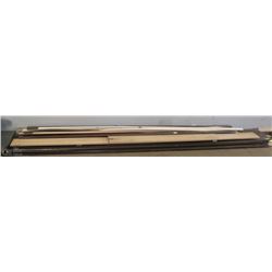 LOT OF BROWN SOFFETS, DRIP EDGE