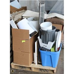 PALLET OF HOUSEHOLD MISC. THROW CUSHIONS AND MORE