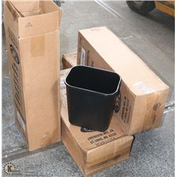 4 CASES OF 12 NEW PERSONAL SIZE GARBAGE CANS