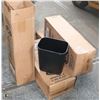 Image 1 : 4 CASES OF 12 NEW PERSONAL SIZE GARBAGE CANS