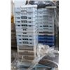 Image 1 : PALLET OF DISHWASHER TRAYS SOLD WITH METRO RACK POLES