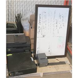 PALLET WITH CASH DRAWER WITH KEY, RECEIPT PRINTER,