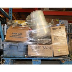 PALLET OF MISC SHOP SUPPLIES