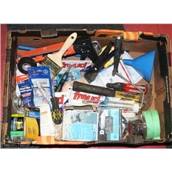 ESTATE BOX OF TOOLS AND ACCESSORIES