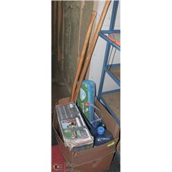 LOT WITH 3 MAN DOME TENT, 2 MAN BLOW UP BOAT, 2