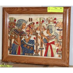ORIGINAL EGYPTIAN PAINTING ON SILK
