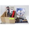 Image 1 : BOX OF OILERS ITEMS