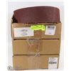 Image 1 : LOT OF THREE 3X78-3/4 ABRASIVE BELTS.