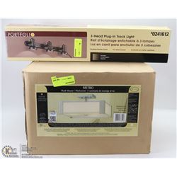 LOT OF TWO ASSORTED LIGHT FIXTURES NEW IN BOX