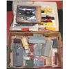 Image 1 : 3 BOXES OF MODEL TRAINS AT LEAST 3 DIFFERENT SETS