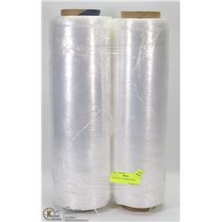 2 NEW ROLLS OF SHRINK WRAP.