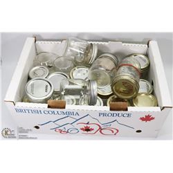 FLAT OF 1 PINT CANNING JARS