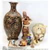 Image 1 : BOX OF ASSORTED VASES AND MORE INCL MINI STEIN