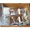 Image 1 : BOX OF NEW HOUSEHOLD ITEMS - BATH TUB MAT, CLEAR