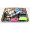 Image 1 : FLAT OF ASSORTED PHONE CHARGING BLOCKS, CORDS