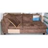 Image 1 : MICROFIBRE CHAISE LOUNGER