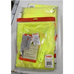 GROUP OF 6 SCOTCHLITE SIZE 3XL HI VIS SHIRTS