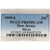 Image 3 : 1999-S SILVER NEW JERSEY QUARTER PCGS PR69 DCAM
