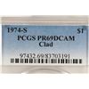 Image 3 : 1974-S IKE DOLLAR PCGS PR69 DCAM