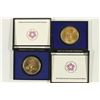 Image 2 : 2 US MINT AMERICAS 1ST MEDALS 1972 & 1975 BICENTEN