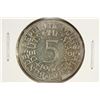 Image 1 : 1966-F GERMAN SILVER 5 MARK