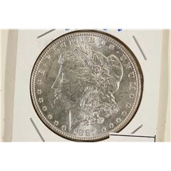 1887 MORGAN SILVER DOLLAR AU / UNC