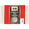 Image 2 : 1 TROY OZ .999 SILVER PROOF INGOT PANDAGRAMS