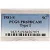 Image 3 : 1981-S TYPE I JEFFERSON NICKEL PCGS PR69 DCAM