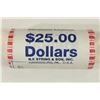 Image 1 : $25 ROLL OF UNC ABRAHAM LINCOLN PRESIDENTIAL $'S