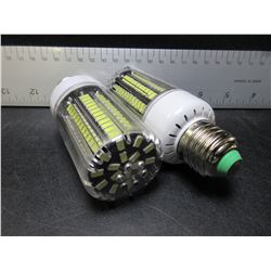2 New 136 LED Cobb Lightbulbs / white / save huge on power / super bright