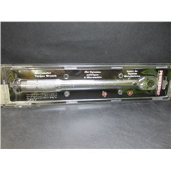New Powerbuilt 3/8 drive Torque Wrench / 10-80 ft lbs / SAE & Metric scale