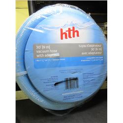 New HTH 30 foot Vacuum Hose with adaptor / for POOLS or regular vacuum