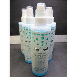 6 New PeriFresh rinse free Perineal Skin Cleanser with aloe vera 7.5 fl oz