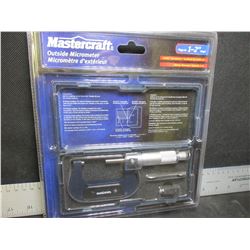 New MasterCraft Outside Micrometer / 1-2" range 0.0001" increments
