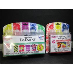 2 New Tie Dye Kits / 59 piece & 28 piece