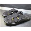 Image 1 : New Sandals slip on with velcro straps Women's size 7 black