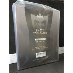 New 8 1/2 x 11 Top-Loader Rigid Plastic high quality plastic sleeves