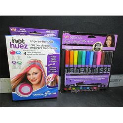 New Temporary Hair Chalk & Face & Body Paint excellent for Halloween