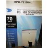 Image 1 : New Whynter Portable De-Humidifier with pump / 70pints model # RPD-711DWP