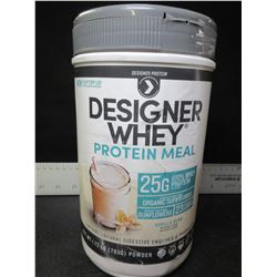 New Factory Sealed Designer Whey Protein Meal / shake 1.72lb Vanilla Bean