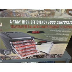 New 6 Tray High Efficiency Food Dehydrator