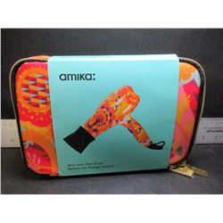 New Amika mini Ionic Hair Dryer / great for travel