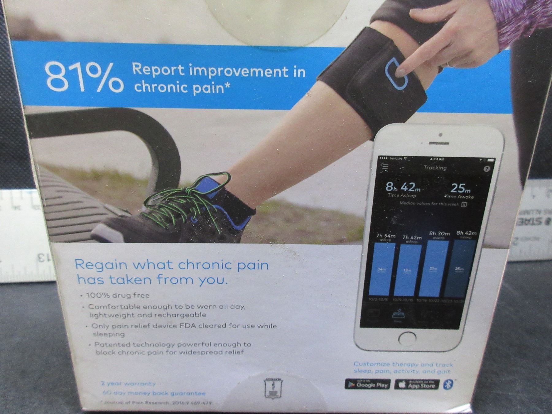 New Quell Wearable Pain Relief Technology / blocks chronic pain