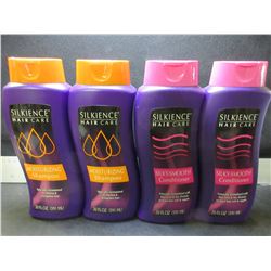Lot of 4 Silkience Shampoo & Conditioner / 2 of each