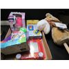 Image 1 : Lot of Kids Toys / Etch a Sketch - disney projector night light / ride horse &