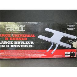 New Backyard Grill Stainless Universal H Burner / Large